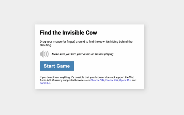 Find The Invisible Cow